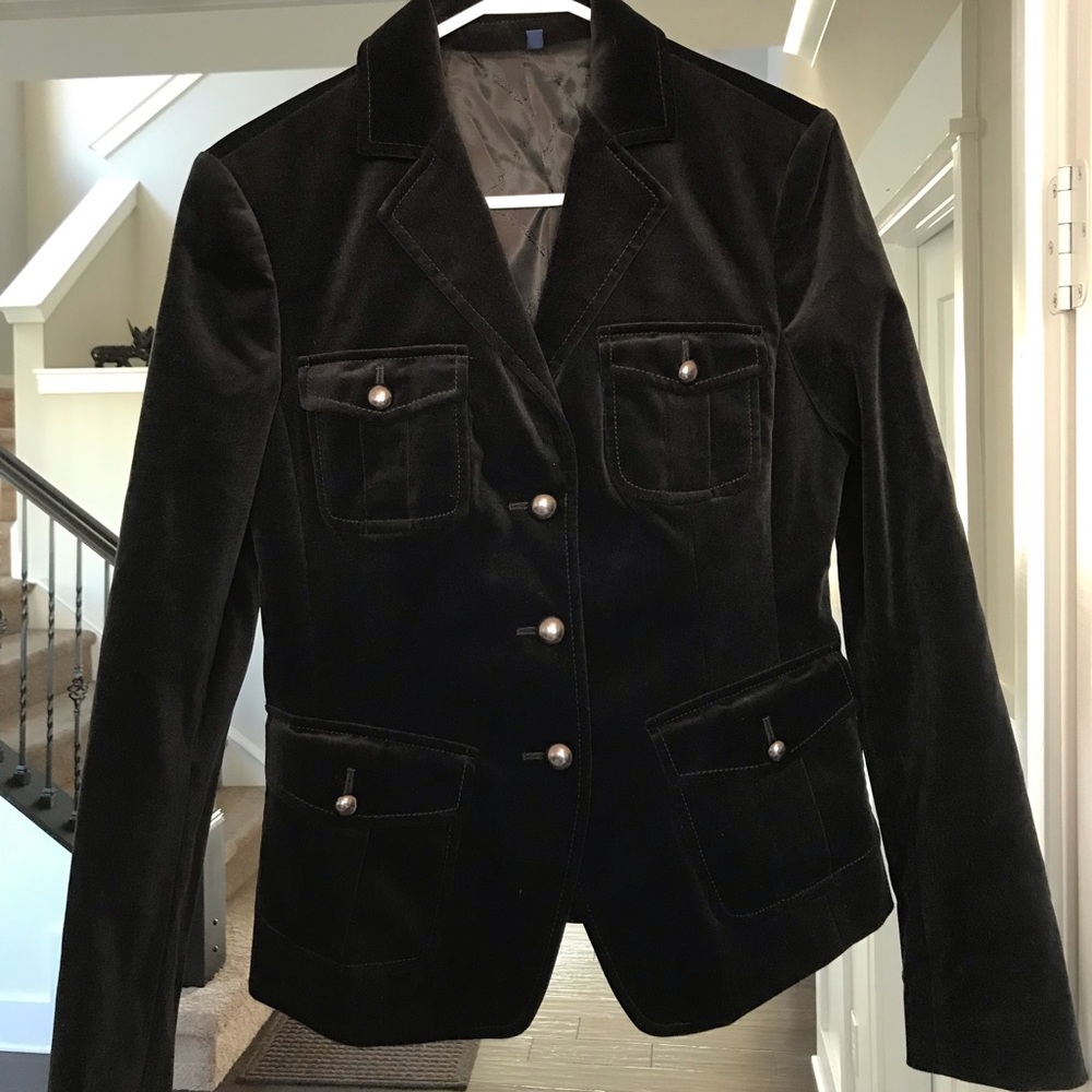 Velvet blazer